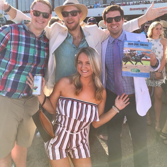 Express Off The Shoulder Romper - Size Medium - Picture 3 of 7